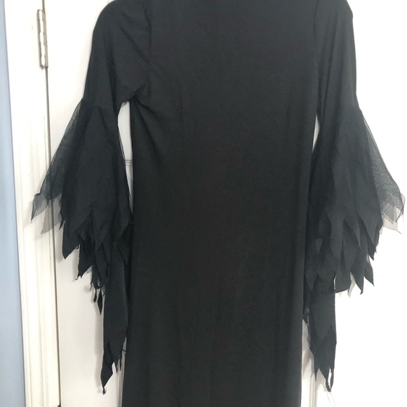 Spirit Halloween Dark Witch costume girls size large 12/14 dress & choker - Picture 14 of 14